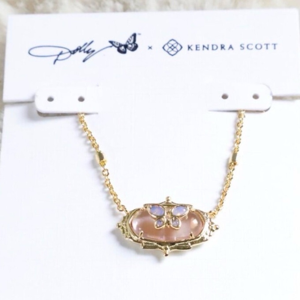 Kendra Scott x Dolly Parton Elisa Butterfly Pendant Necklace - Picture 2 of 15